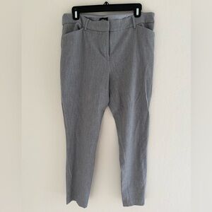 Express Gray Columnist Ankle Pants